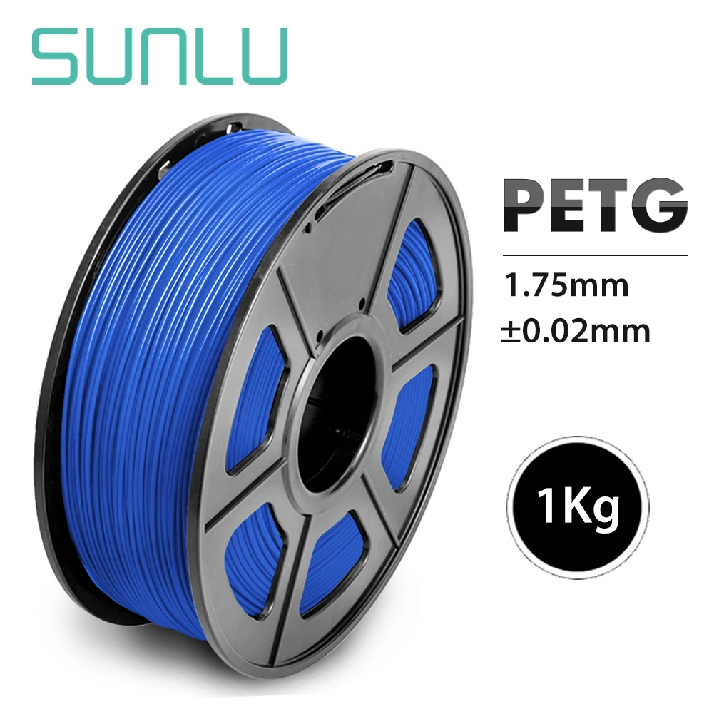 Просвечивающая нить PETG для 3d принтера 1,75 мм Lamshape расходный материал PETG 3D Экструдер нить 1 кг с катушкой