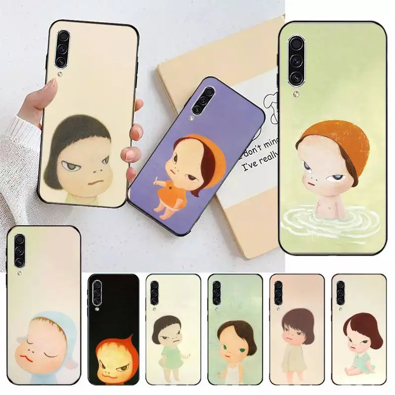 

Yoshitomo Nara cartoon cute girl Phone Case For Samsung galaxy A S note 10 12 20 32 40 50 51 52 70 71 72 21 fe s ultra plus
