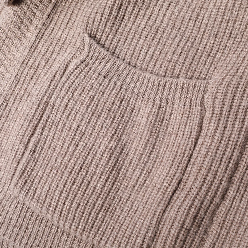 

Women Jackets Loose Style Cashmere Sweater Knitwear Double Thickening Cardigans Winter Warm V-Neck Female Oversize Girl Clothes