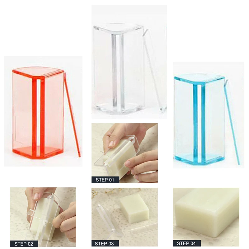 

1pcs Acrylic Soap Cutter Trimming Tools with Scraper Soap Making supplies DIY Handmade Loaf soap Making Machine modification
