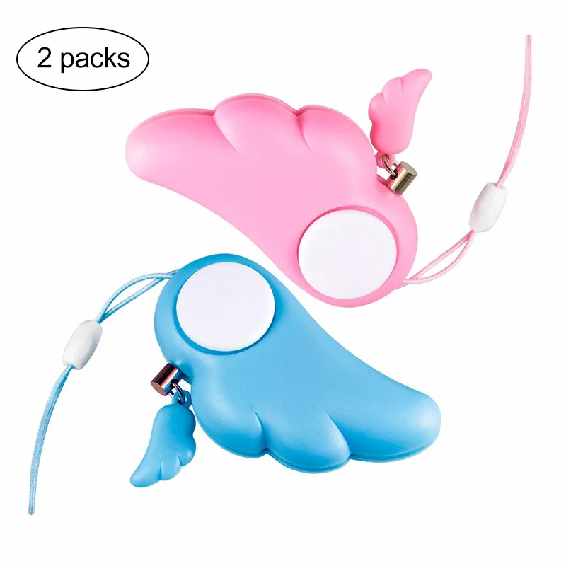 Лидер продаж 2 шт./компл. брелоки с сиреной пейджера для женщин сигнализация