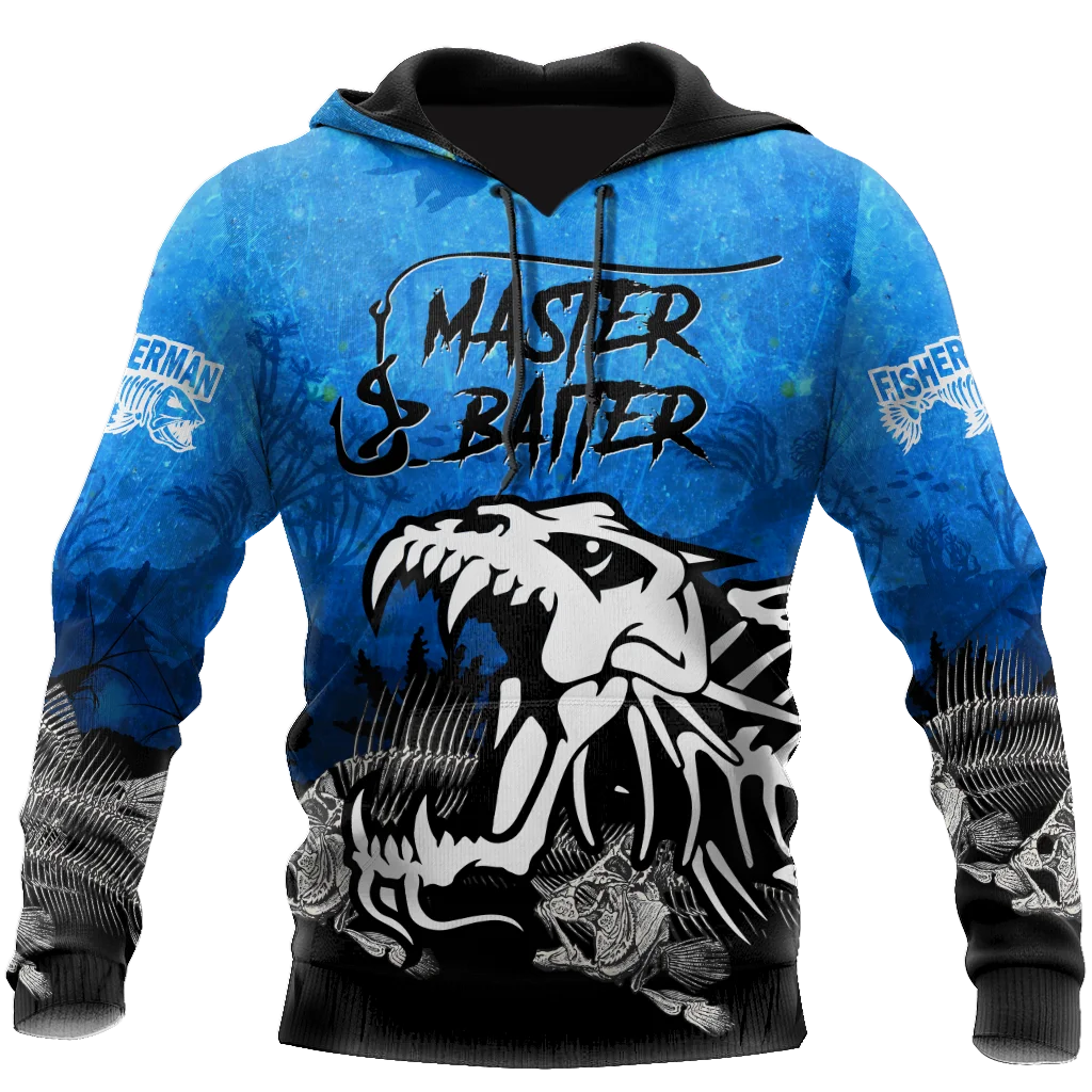 

Мужская Осенняя толстовка с 3D-принтом Master Baiter, Повседневный пуловер унисекс в стиле Харадзюку, уличная одежда, спортивные костюмы