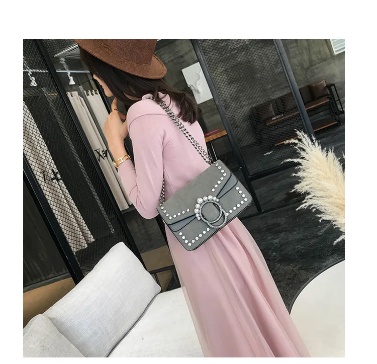 HANN INGRY Дамская квадратная сумка высокого качества модная матовая мессенджер из