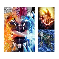 diamond painting my hero academia sticker picture 5d japan anime role full square drill cross stitch home decor embroidery
