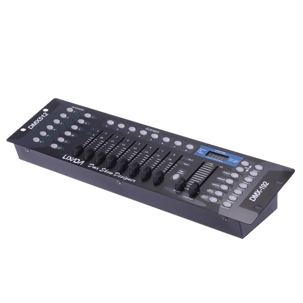 192 каналов DMX512 Контроллер консоль для сцсветильник вечерние НКИ диджея