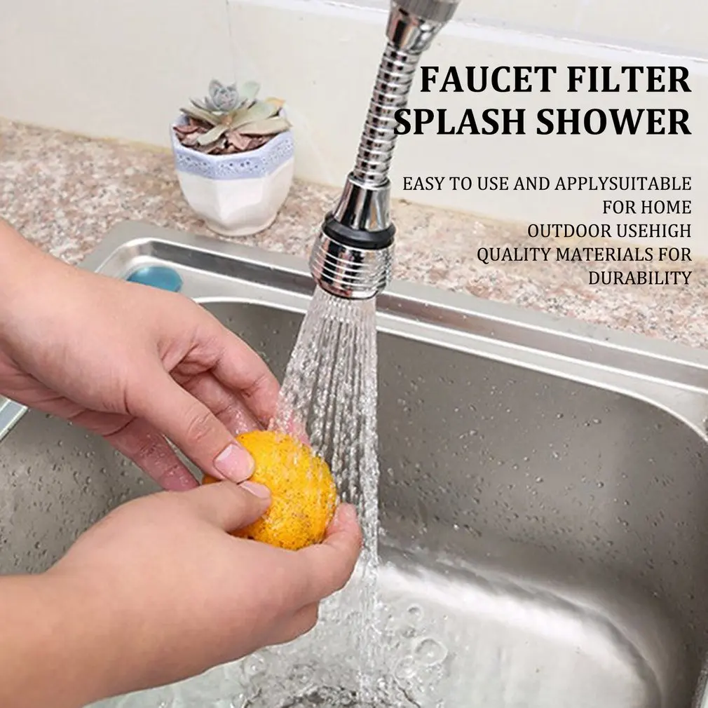 

360 Rotate Faucet Water Filter Splash kitchen Bathroom Sink Faucets Shower Head Rotate Tap Water Filter Water Saver Shower Head