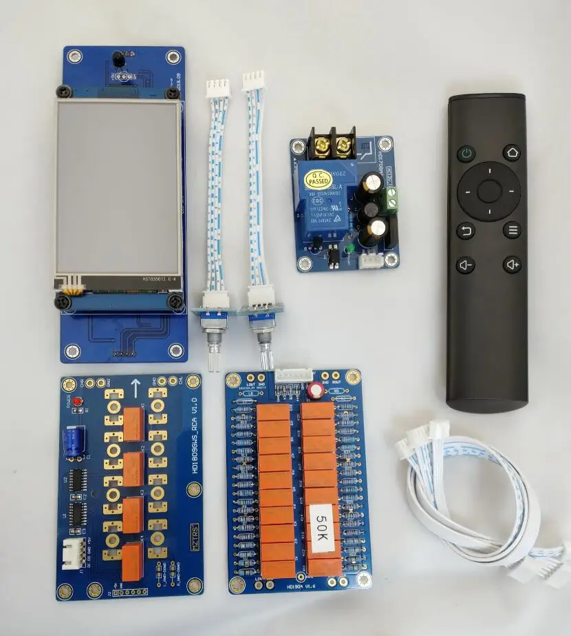 

Плата дистанционного управления громкостью Hifi, реле плюс сопротивление 50K с экраном 3,5 дюйма