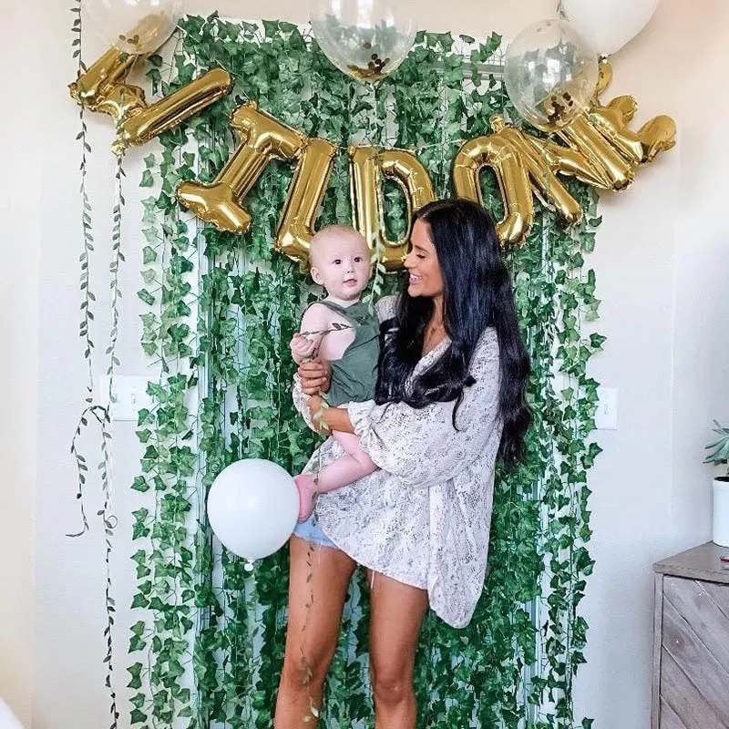 Гирлянда из искусственных листьев плюща 2/2 4 м | Дом и сад