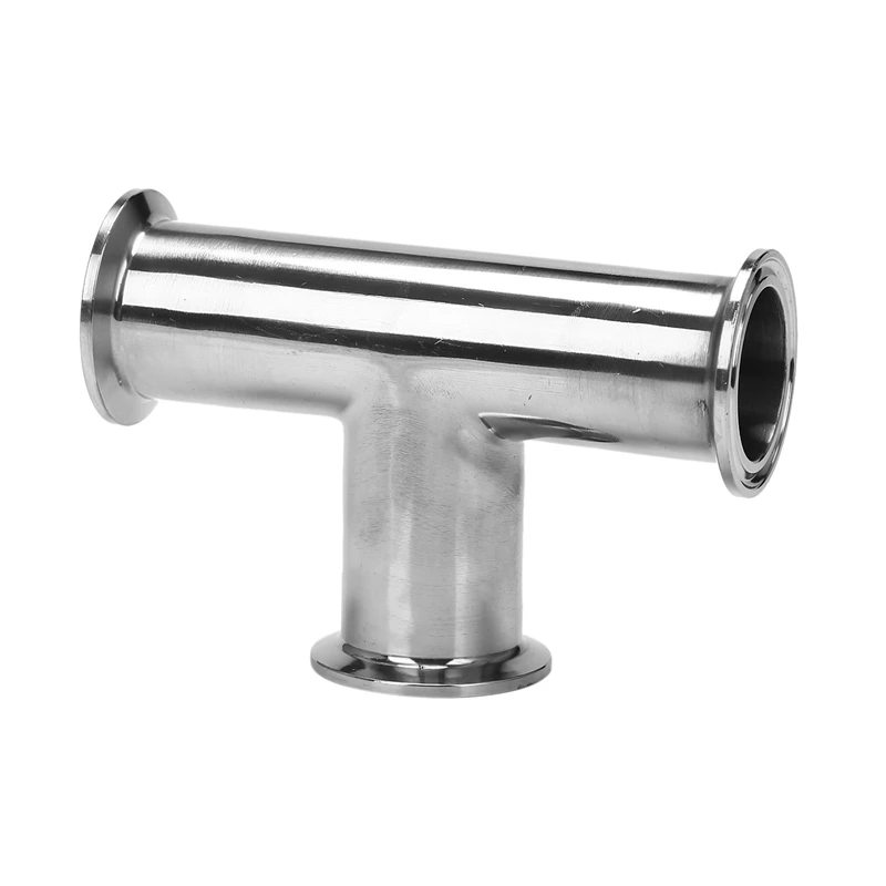 Promotion! 1.5Inch 38Mm Sanitary Tri Clamp 3 Way Tee 304 Stainless Steel Ferrule Connector Pipe Fitting | Инструменты