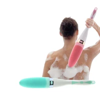 ha life new electric silicone bath brush household massage brush rubbing back brush multifunctional long handle bath apparatus