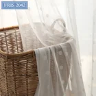 Индивидуальные простые и Современные однотонные плотные занавески в горошек, готовые занавески для гостиной, столовой, спальни