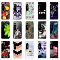 for meizu pro 7 plus case fashion printed soft silicone tpu clear back cover ultra thin fundas for meizu pro 7 pro7 phone cases