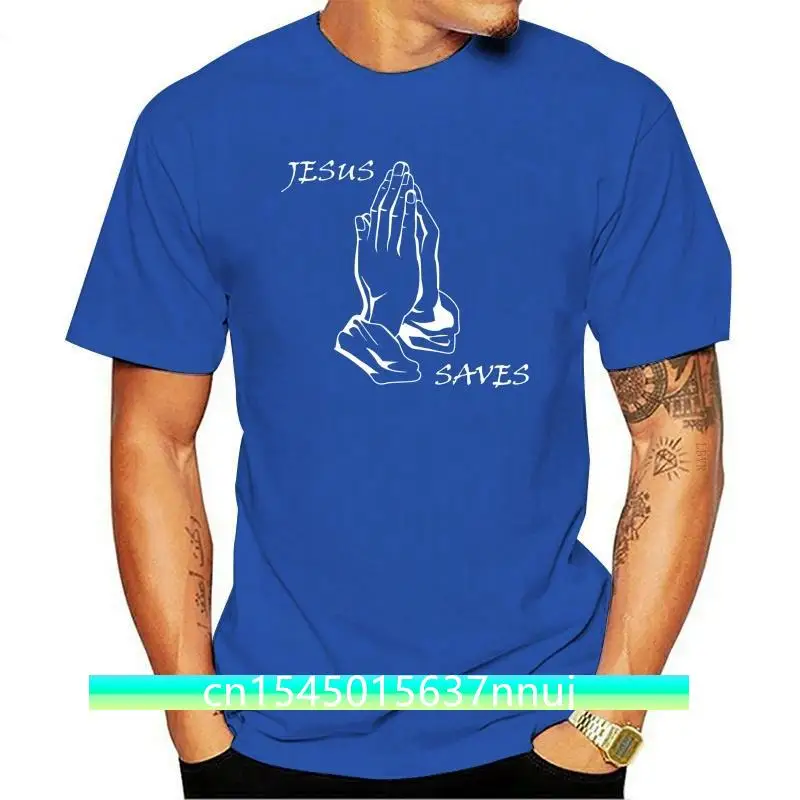 

New Summer Men O-Neck Print T-Shirts Fashion Slim Short Sleeve O Neck Jesus Saves T-Shirt, Christ, Lord, Religion Beer T Shirts