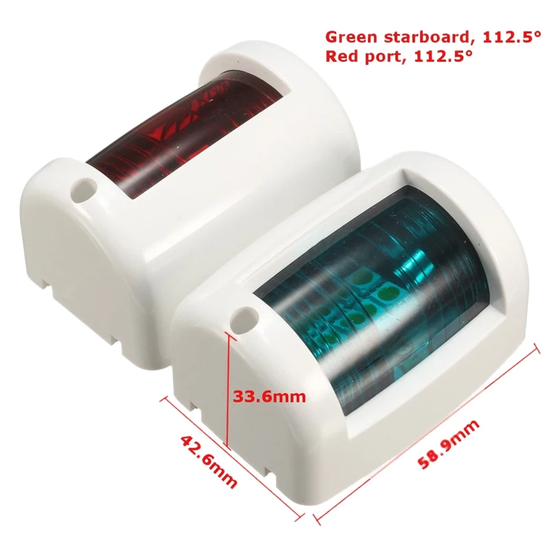 DHBH-2Pcs морской лодка яхта Универсальный навигационный светильник Dc12V