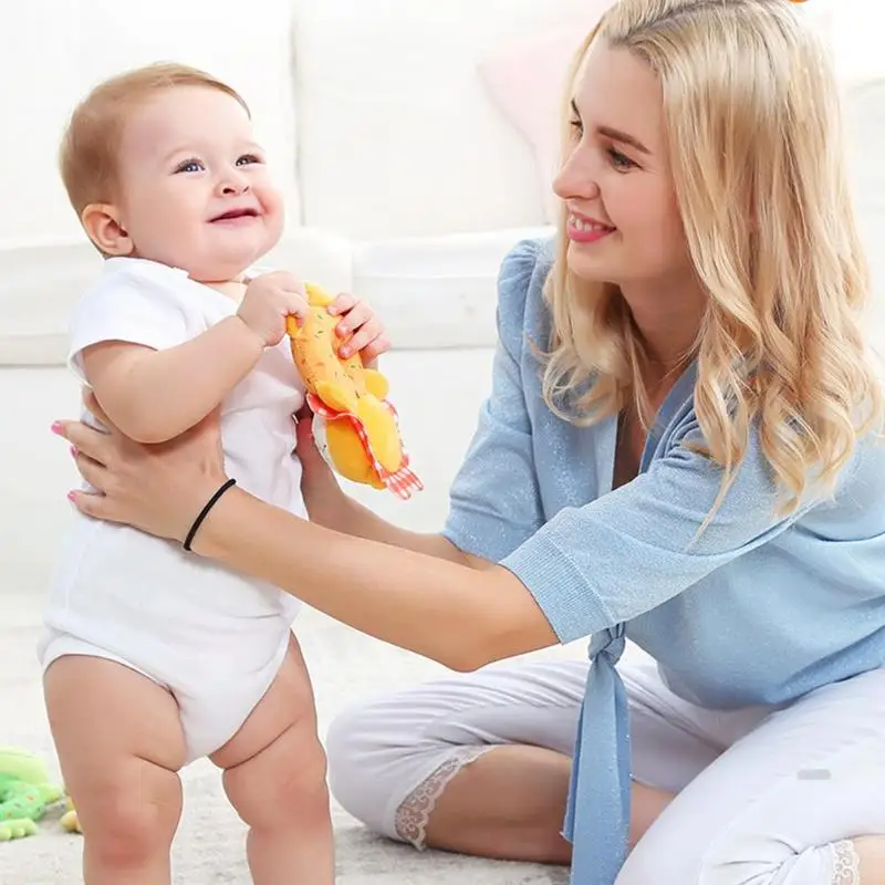 Мультяшная детская ручная хватка кольцо колокольчик оригинальная иллюстрация