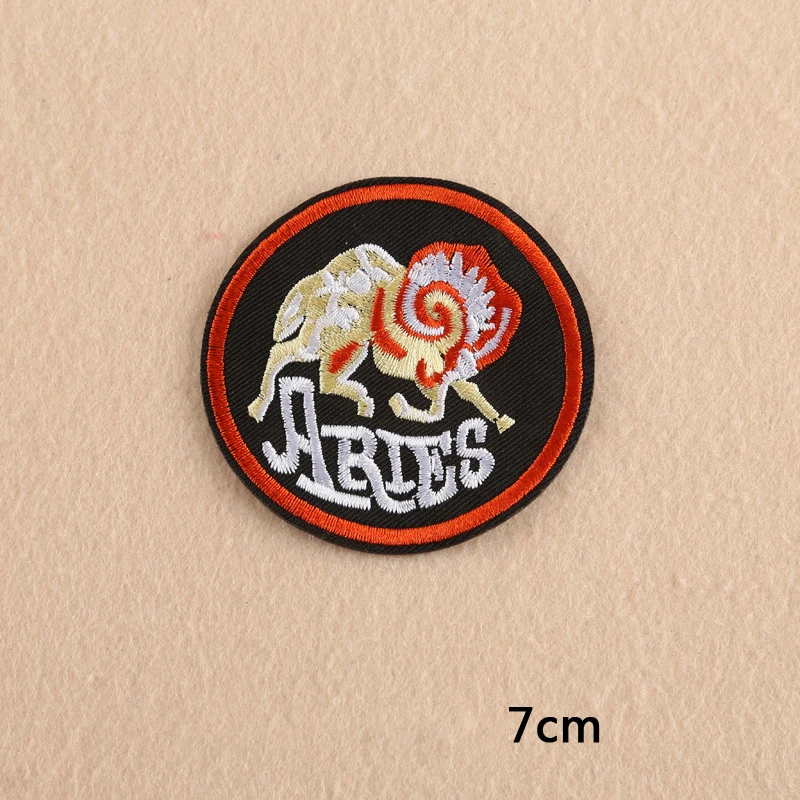 Прототип 12 созвездий мультфильм вышивка нашивки легкость для куртки спины жилет