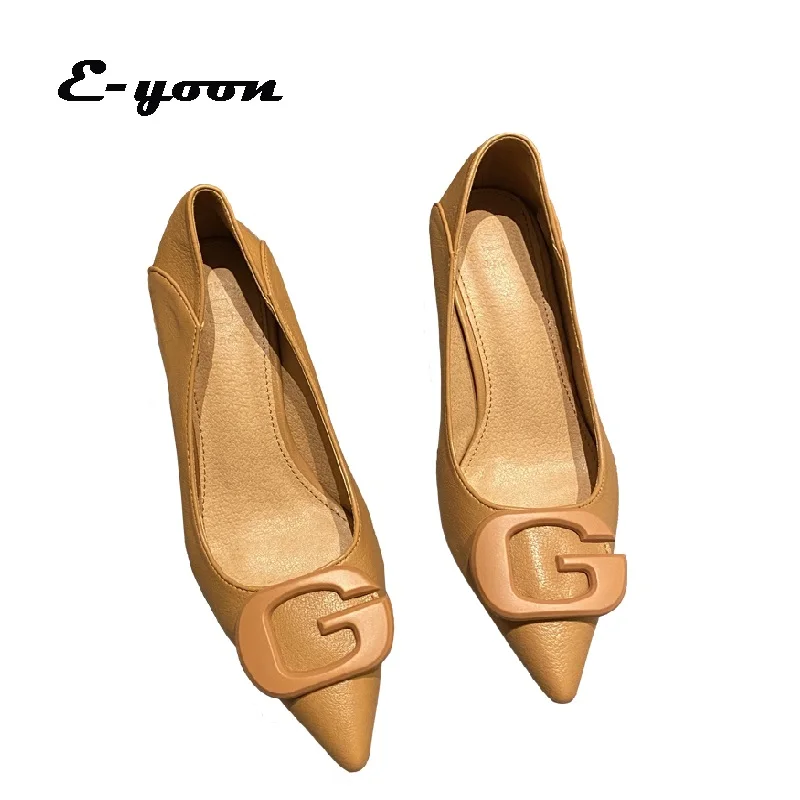 

2021 Summer Pure Color High Heels Thin Heels Occupation Work Shoes Pointed Women's Single Shoes Ladies Pumps Sandals