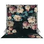 Цветочный фон для фотосъемки с изображением Платья с цветочным принтом для свадьбы, живопись в китайском стиле фон для студийной фотосъемки новорожденного ребенка Фотофон фон для фотосъемки с W-5044