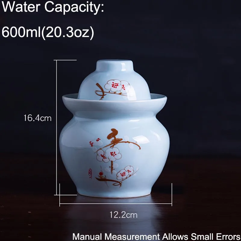 Керамический контейнер для хранения капусты 600 мл|Чайница| |