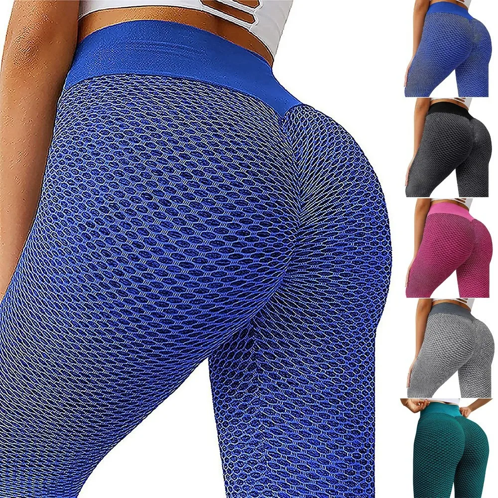 

Women High Waist Leggings Ruched Anti-Cellulite Yoga Pants Gym Fitness Trousers Hip Push UP Tights Women Gym Clothing Activewear