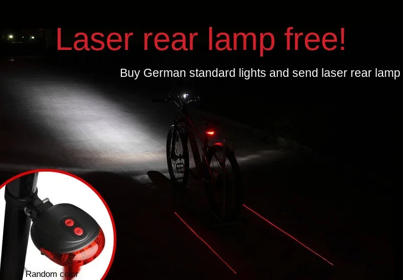 

Bicycle Light Headlight Charging Power Torch Night Riding Single Light Cycling Fixture Mountain Bicycle Fitting Complete