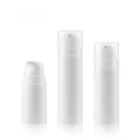 10 шт. белый Пластик в бутылке насосе вакуумная контейнер для бутылки светонепроницаемые безвоздушного насоса с дозатором для бутылки с лосьоном косметика парфюмерия диспенсер 5 мл 10 мл 15 мл Портативный