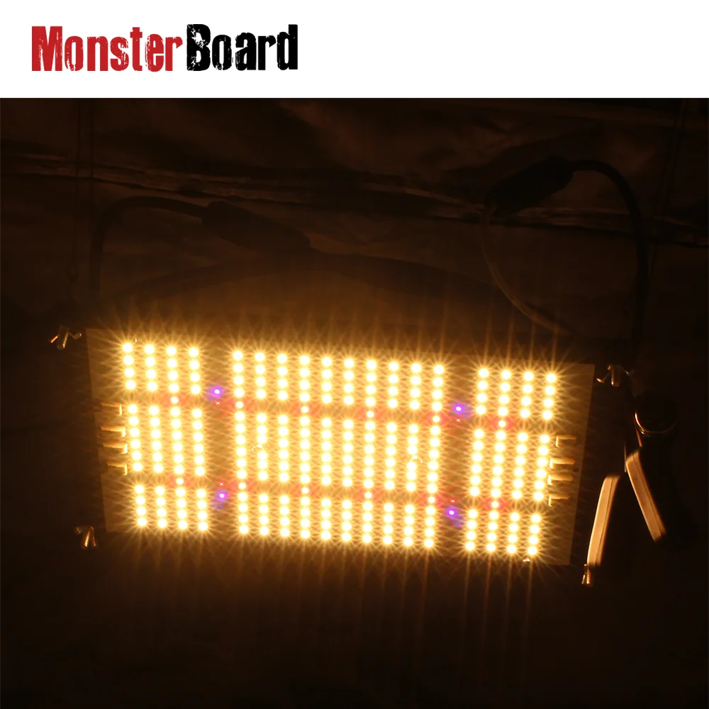 

geeklight 120w v4 plus lm301h led grow light monster board mix cree 660nm with uv ir switch Jane