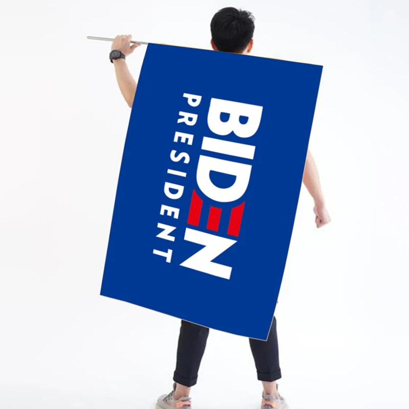 Высокое качество изготовление на заказ бренд Joe Biden президент 2020 печатный флаг
