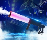 led co2 jet column handheld gun dry ice confetti rainbow gun gas spray color paper special effects bar nightclub djs props