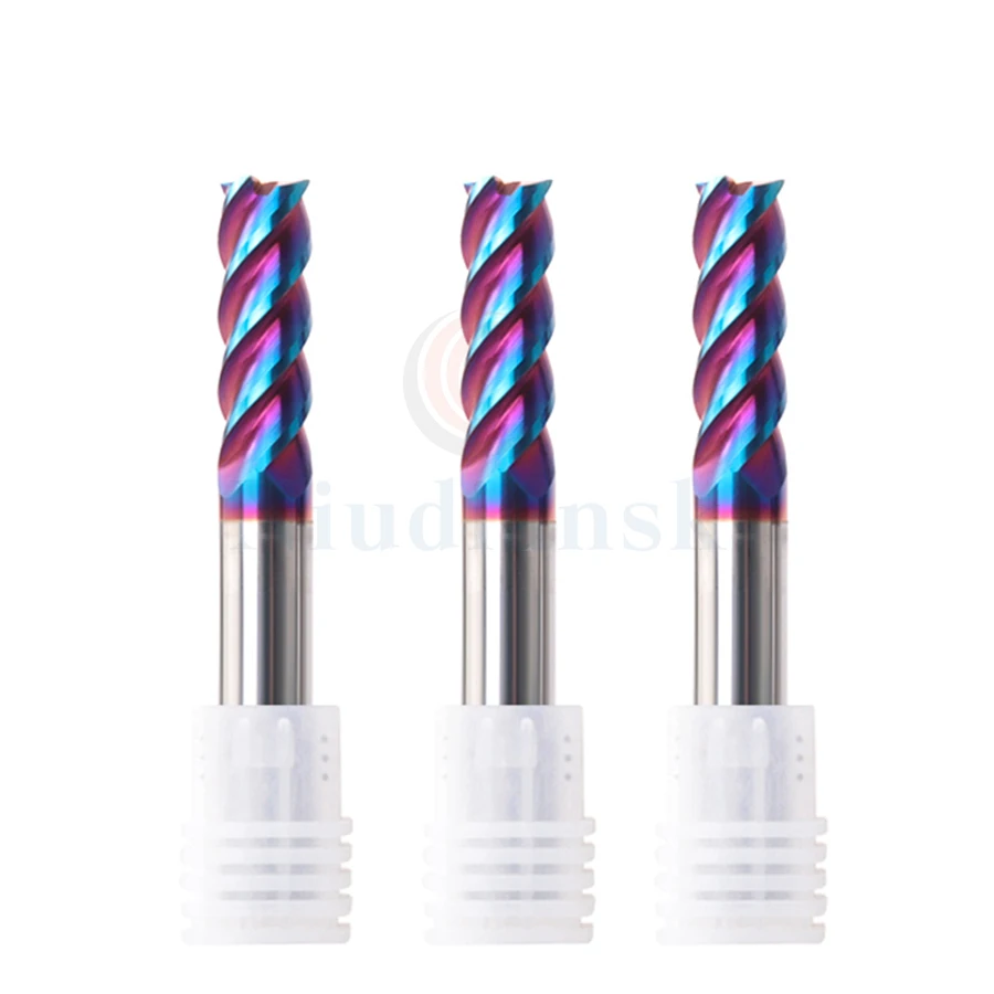 

HRC65 Tungsten steel milling cutter carbide Flat end mill CNC lathe milling turning tools Stainless steel special milling cutter