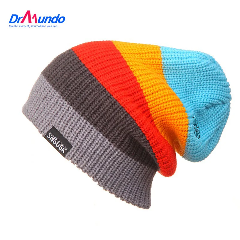 Для мужчин женщин теплая Кепки s зимние Шапки Вязание Катание на коньках череп