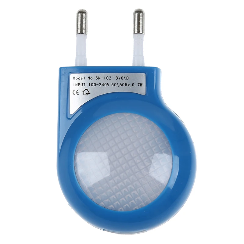 

New- Blue LED Sensor Night Lamp with 0.7W Low Power Plug