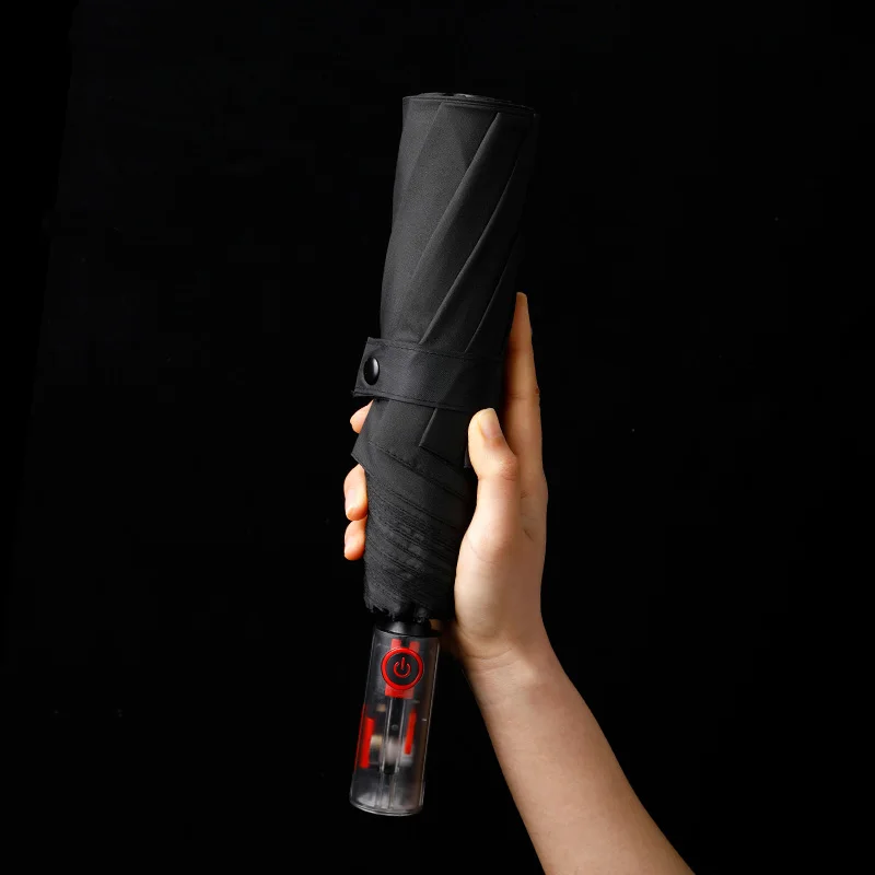 

Automatic Umbrella Men Three Folding large Windproof Luxury Umbrella Rain Women Parasol Student Travel Paraguas Sunny Umbrellas