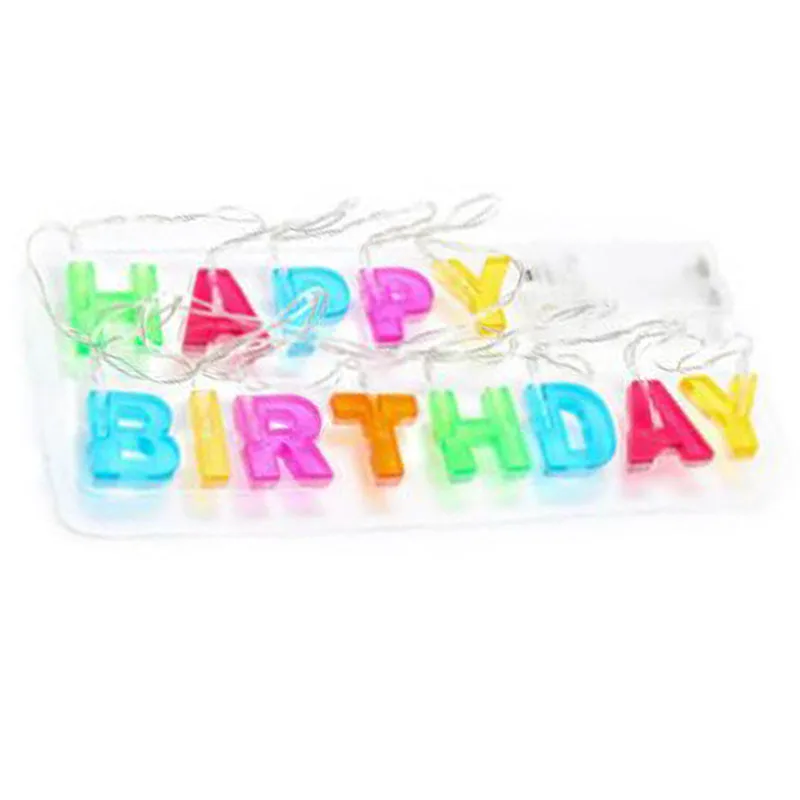 

Chkok Creative Letter Stitching Light String Birthday Party Decor Letters Luminous LED Lights Night Decoration Lighting