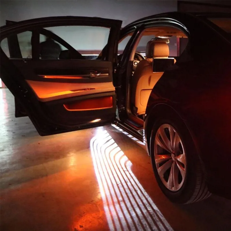 

Universal Led Car Angle Wings Door Welcome Lights Red Blue White Atmosphere Lamp Car Door Warning Lights Auot Decorative Lamps