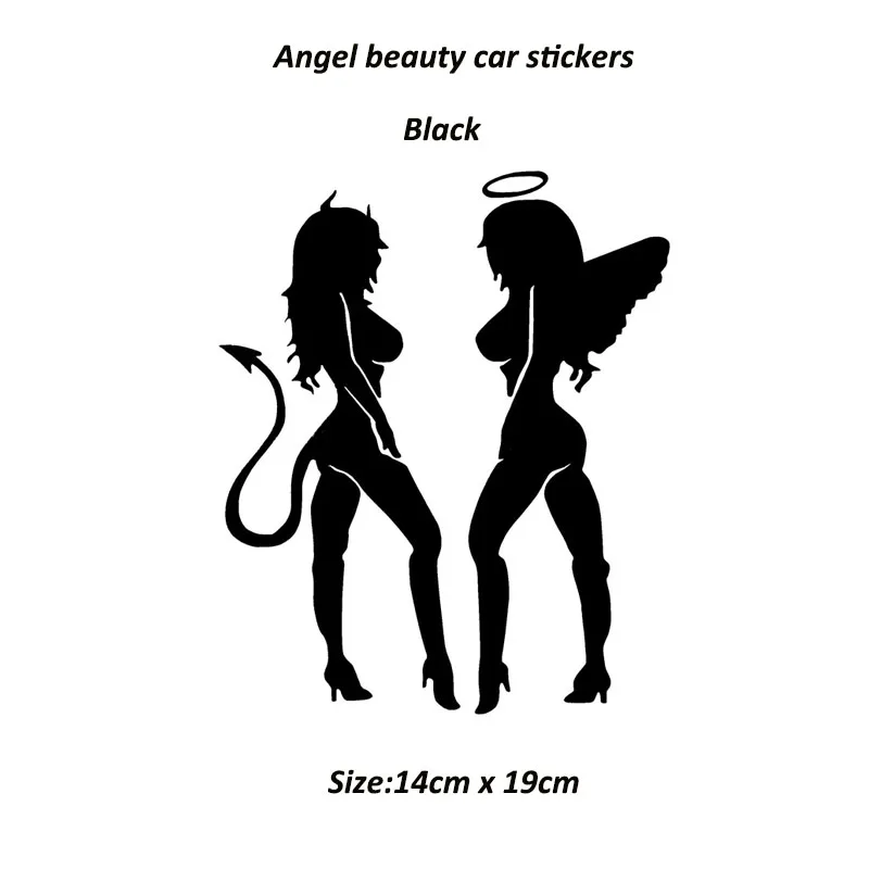 Автомобильные наклейки Angel Beauty водонепроницаемые с отражателем и блокировкой