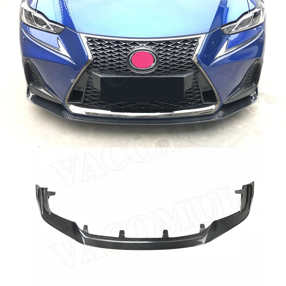Углеродное волокно передний бампер спойлер протектор тела наборы для LEXUS IS300 IS350 IS