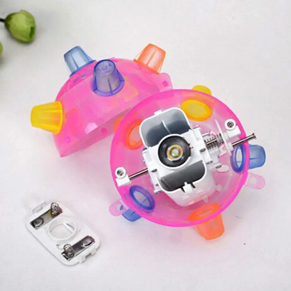 Music Jumping Joggle Sound Ball Football Toys Flash Electric Dancing Football Croquet Jumping Ball For Kids Ball