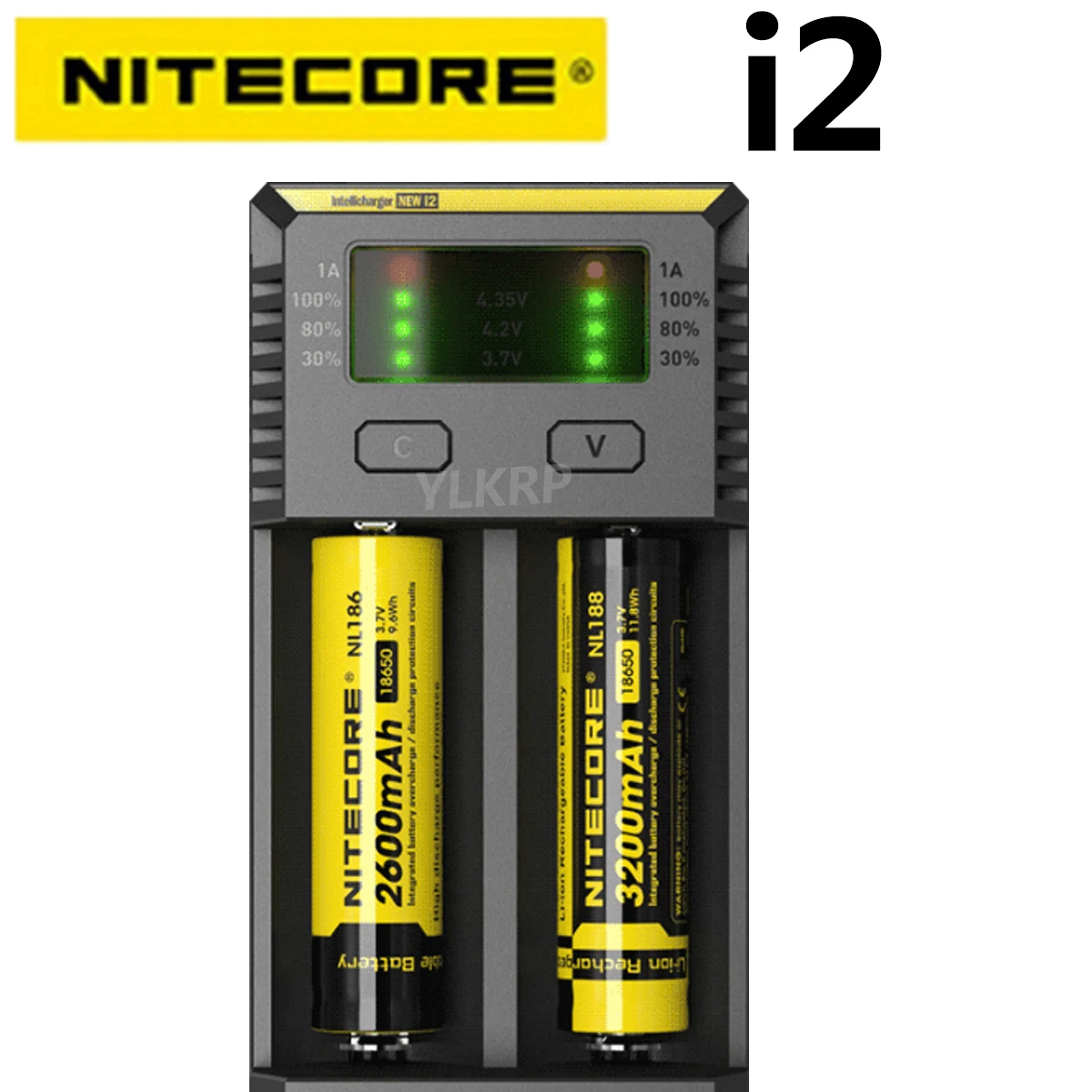 Зарядное устройство Nitecore i2 Intelli зарядное для аккумуляторов 16340 CR123A 10440 AA AAA 14500 18650