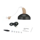 Слуховой аппарат, усилитель звука для страха, регулируемый слуховой аппарат, портативный усилитель звука для пожилых людей с подзарядкой