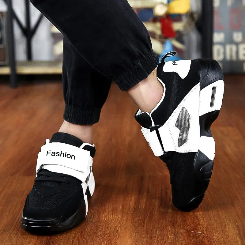 

Outdoor Women's Vulcanize Shoes Lady Casual White Shoes Women Sneaker Black Lightweight Leisure Thick Soled Shoes Lace Up Soft