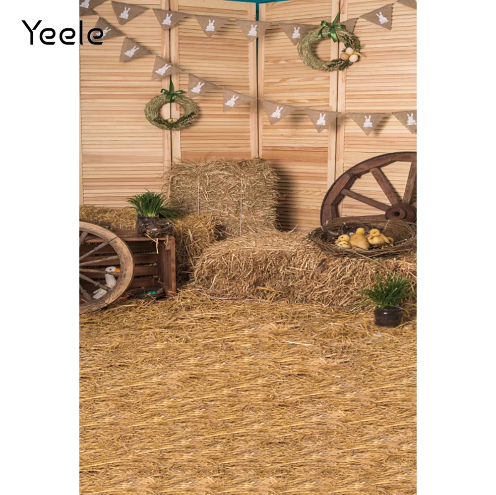 

Yeele Autumn Baby Birthday Portrait Photocall Photography Backdrop Granary Haystack Decor Photographic Background Photo Studio