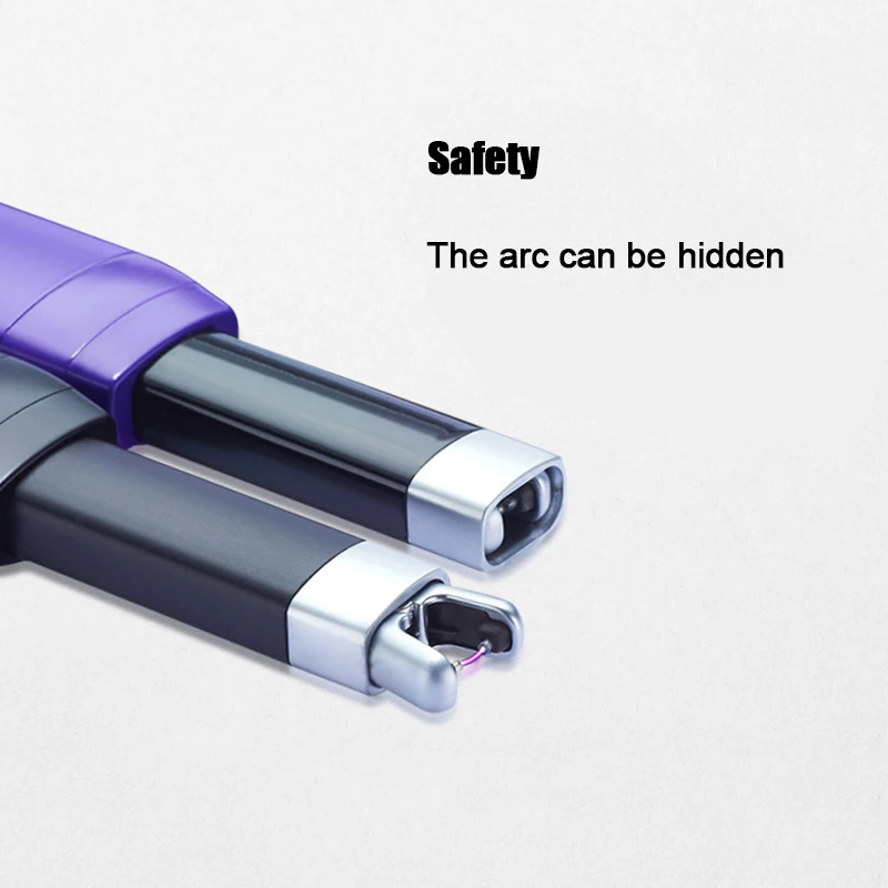 USB перезаряжаемые дуговые зажигалки подарок Ветрозащитный Электрический