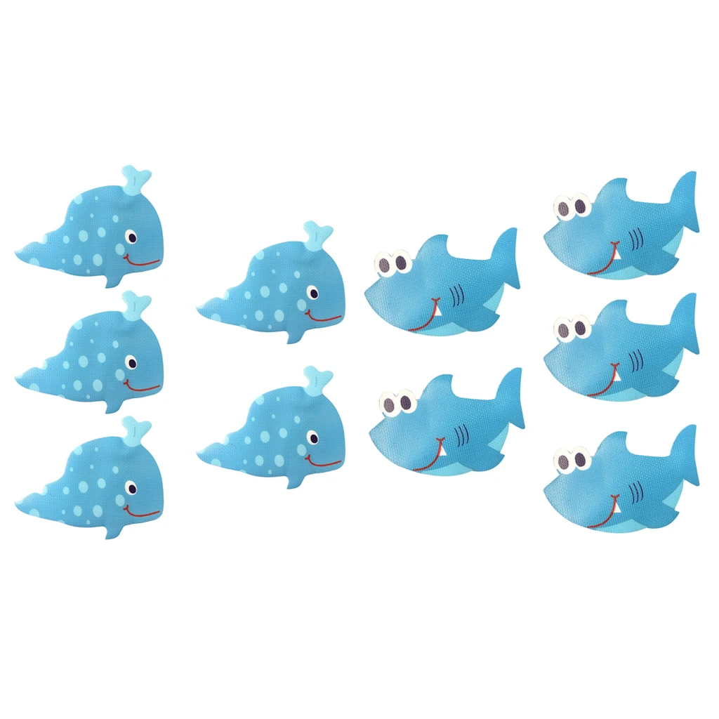 10 шт. Нескользящие наклейки для ванной и душевой кабины | Дом сад