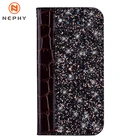 Блестящий чехол из крокодиловой кожи для Samsung S8 S9 S10 Plus J3 J5 J7 2016 2017 Pro Prime J4 J6 J8 A6 A7 A8 A9 2018 откидной Магнитный чехол с подставкой