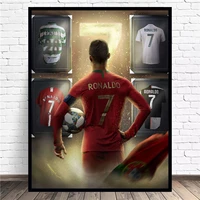 football sports ronaldo career memorial hd poster print canvas home decor mural living room picture