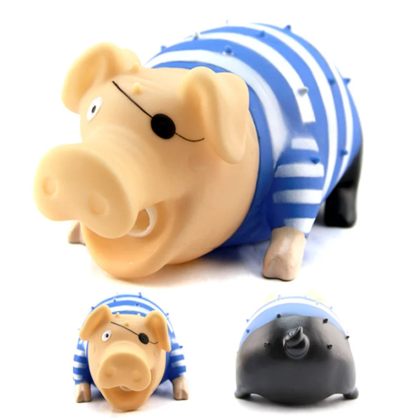 21 см Большой размер мультфильм кричащая свинья раньше звуковая резиновая