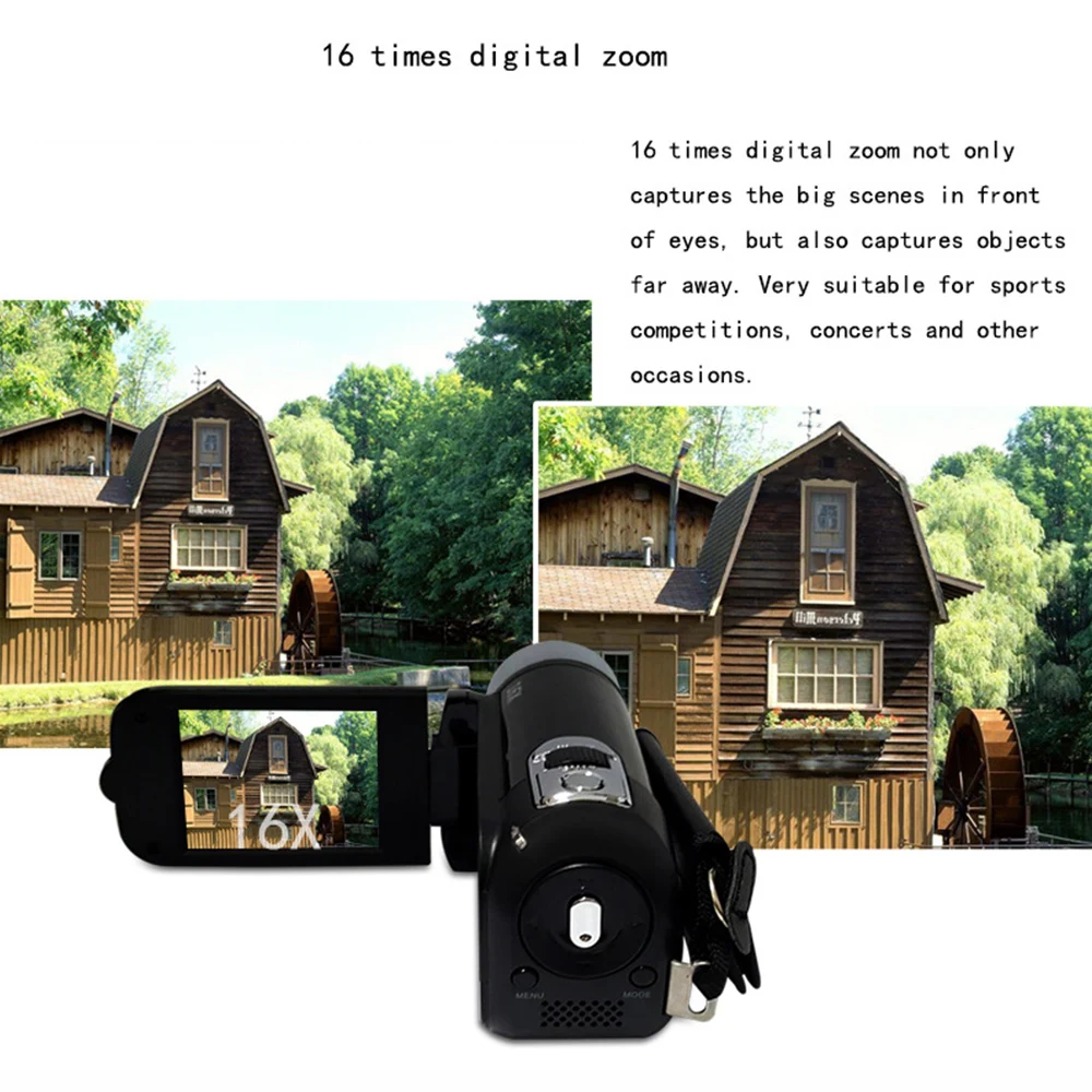 Цифровая мини камера 1080P видеорегистратор с ЖК экраном и встроенным