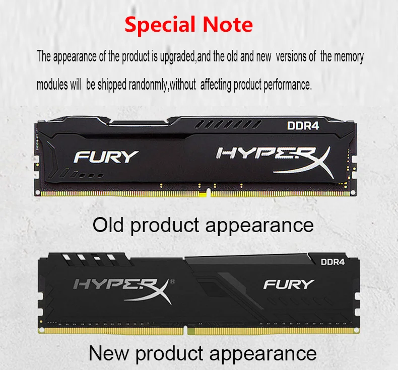 ОЗУ Kingston HyperX FURY, 4 ГБ, 8 ГБ, 16 ГБ, 2400 МГц, CL15 DIMM, 288 контактов от AliExpress RU&CIS NEW