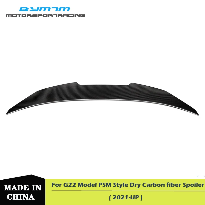 

Car exterior decoration PSM Style Excellent Dry Carbon fiber Spoiler For BMW 4 Series G22 2021